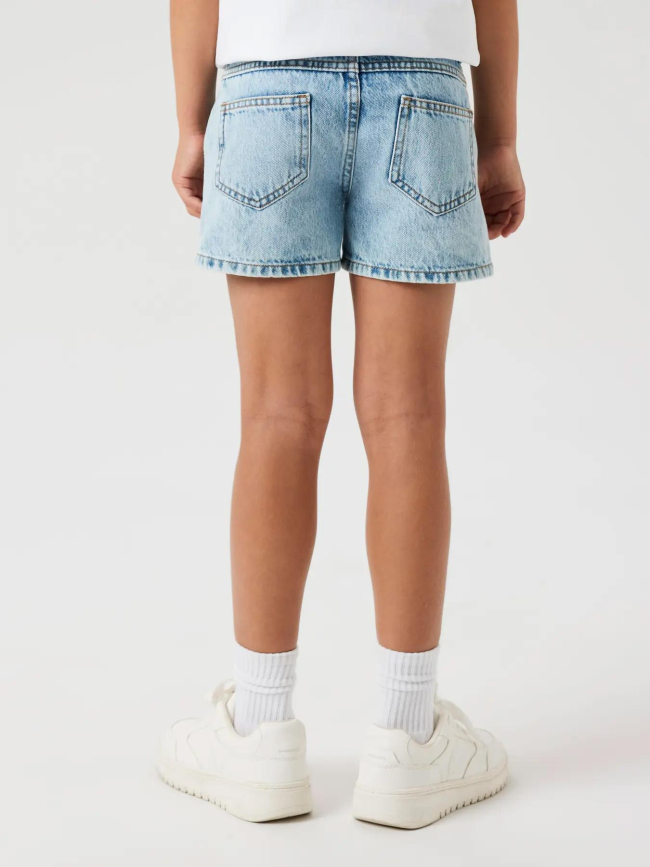 Short en jean a strass nkfrose bleu fille - Name It