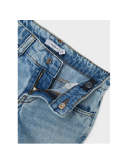 Short en jean a strass nkfrose bleu fille - Name It