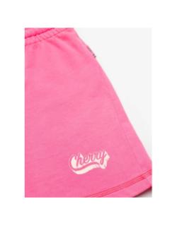 Short pargi rose fluo fille - Le Temps Des Cerises
