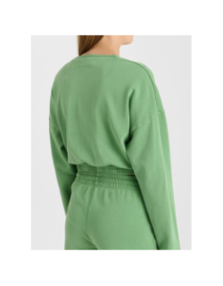 Sweat coupe ample elpigi vert fille - Le Temps Des Cerises