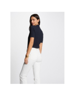 Blouse à manche courtes mbianca bleu marine femme - Morgan
