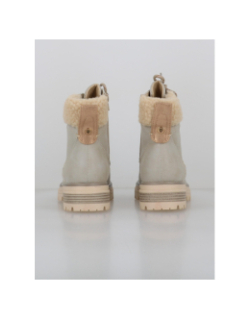 Boots abela beige femme - Kimberfeel