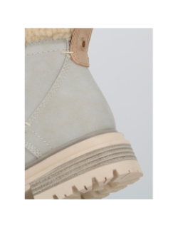 Boots abela beige femme - Kimberfeel