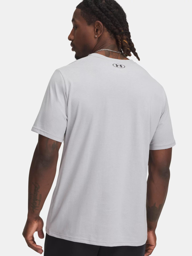 T-shirt à manches courtes ua fly in logo gris homme - Under Armour