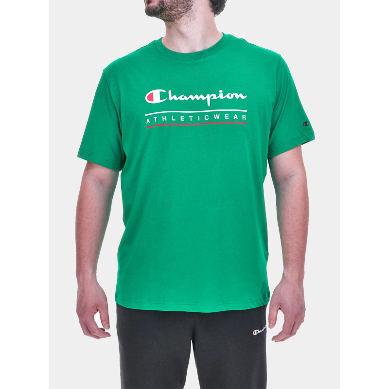 T-shirt à manches courtes athletic vert homme - Champion