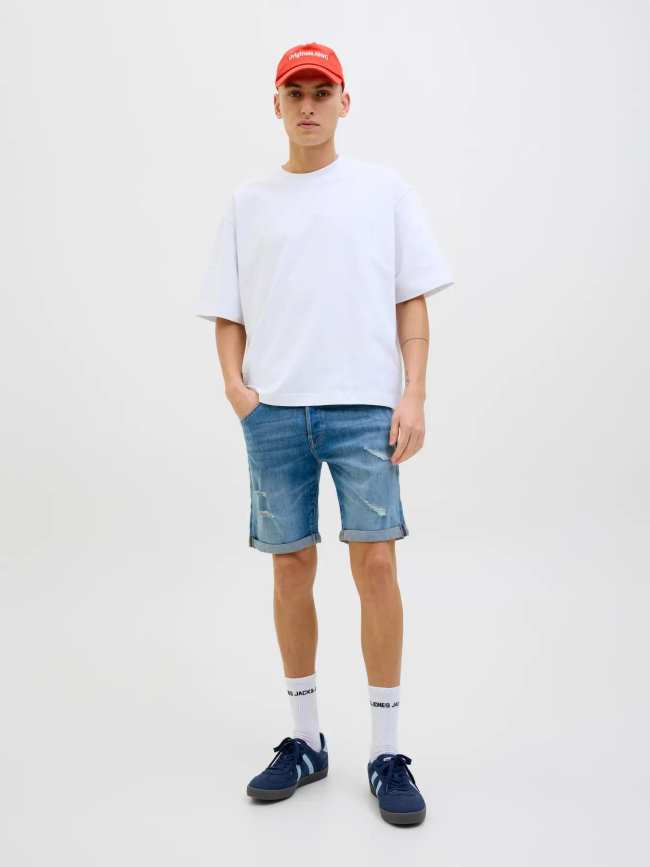 Short en jean rick fox bleu homme - Jack & Jones