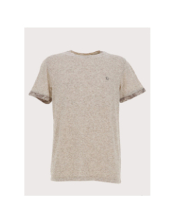 T-shirt à manches courtes tumin beige homme - Benson & Cherry
