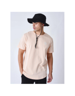 T-shirt écriture logo orange homme - Project X Paris