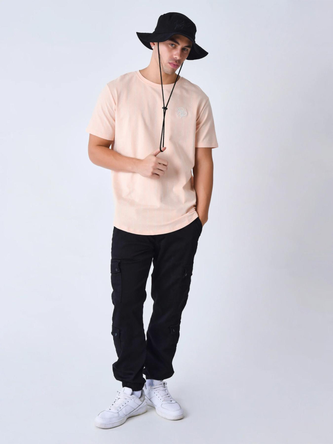 T-shirt écriture logo orange homme - Project X Paris