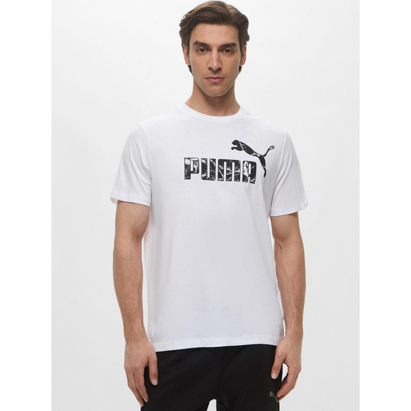 T-shirt à manches courtes graphics no.1 blanc homme - Puma