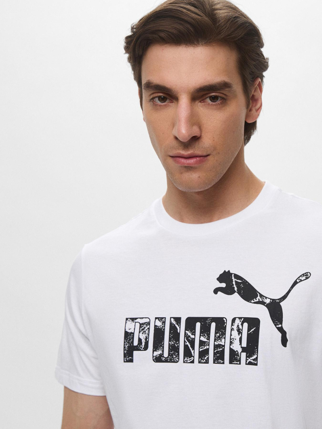 T-shirt à manches courtes graphics no.1 blanc homme - Puma