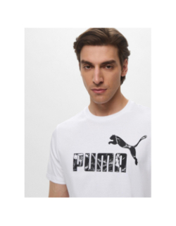 T-shirt à manches courtes graphics no.1 blanc homme - Puma
