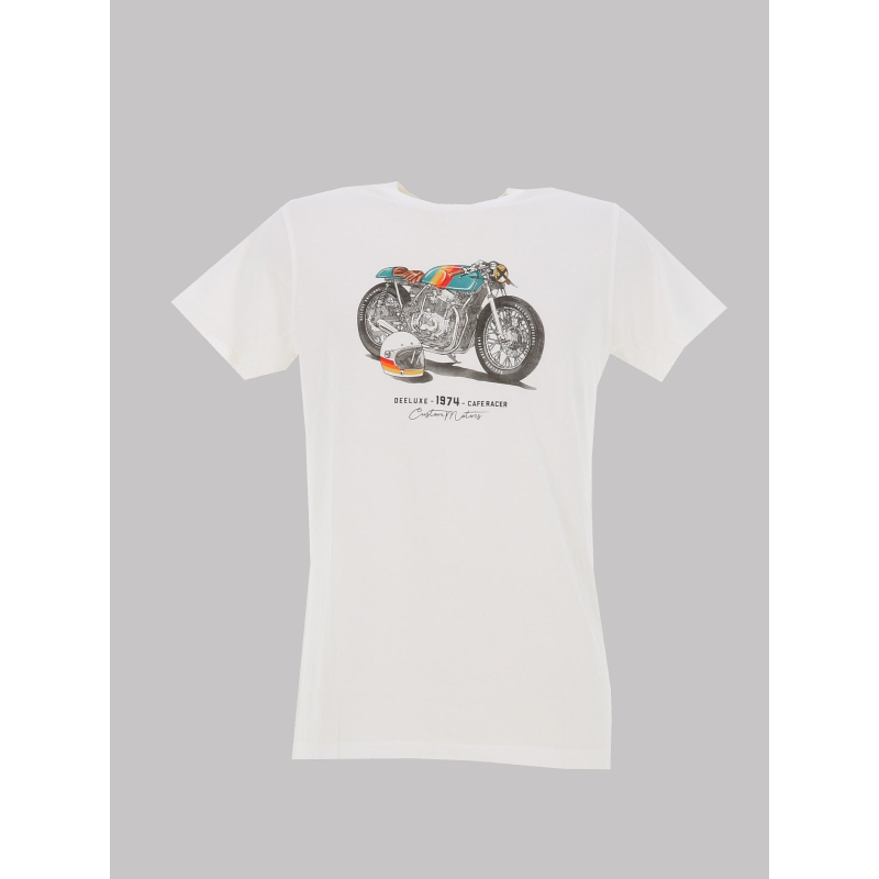 T-shirt à manches courtes helmet blanc homme - Deeluxe