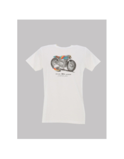 T-shirt à manches courtes helmet blanc homme - Deeluxe