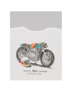 T-shirt à manches courtes helmet blanc homme - Deeluxe
