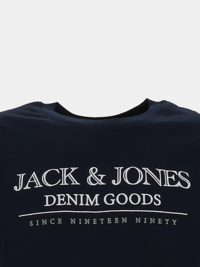 T-shirt jorclash bleu marine homme - Jack & Jones