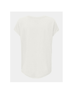 T-shirt onpaub splash life blanc femme - Only Play