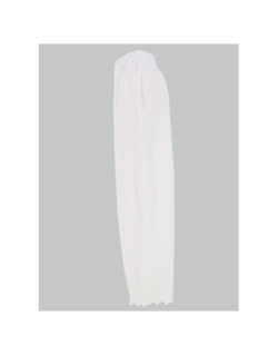 Pantalon bas ajouré paula tulum blanc femme - Only