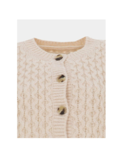 Gilet cardigan colette beige femme - Vero Moda