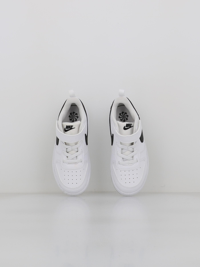 Baskets à scratch court borough td blanc noir enfant - Nike