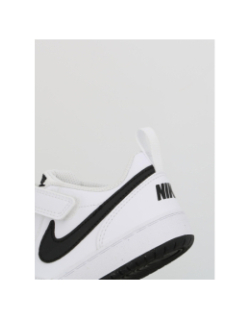 Baskets à scratch court borough td blanc noir enfant - Nike