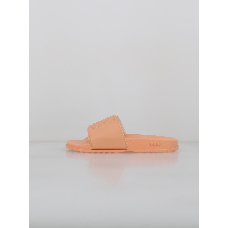 Claquettes match it slid orange femme - Hugo