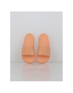 Claquettes match it slid orange femme - Hugo