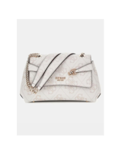 Sac bandoulière lorelei chaine logoté écru femme - Guess