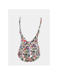 Maillot de bain 1 piece anita floral beige femme - Lagon Bleu