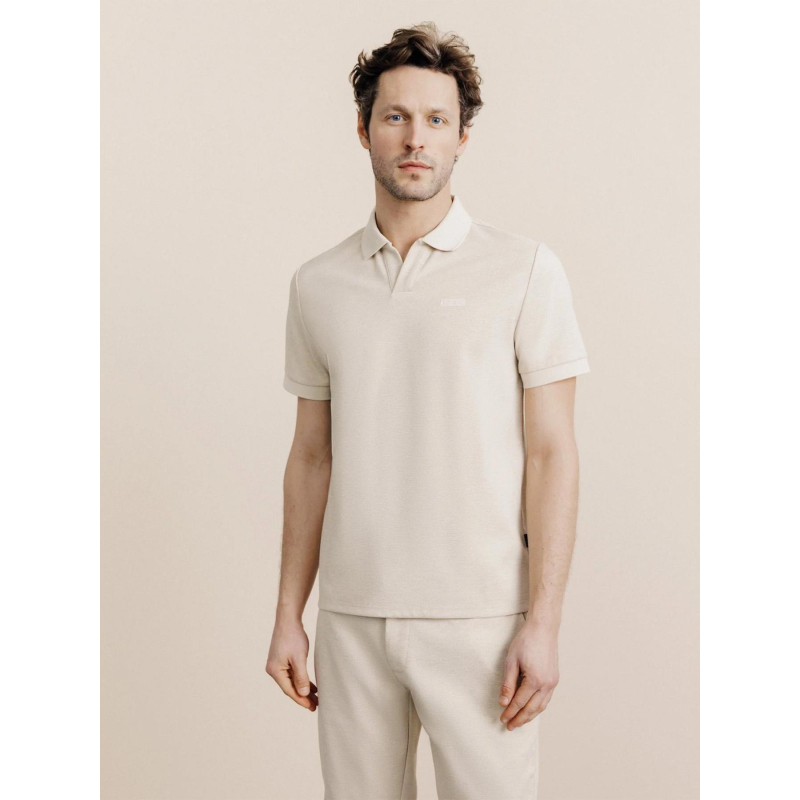 Polo garles beige homme - Izac