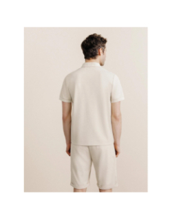 Polo garles beige homme - Izac