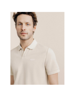 Polo garles beige homme - Izac