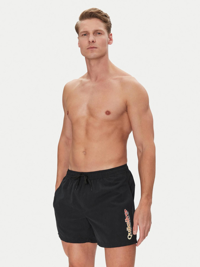 Short de bain fineline volley 15 noir homme - Quiksilver