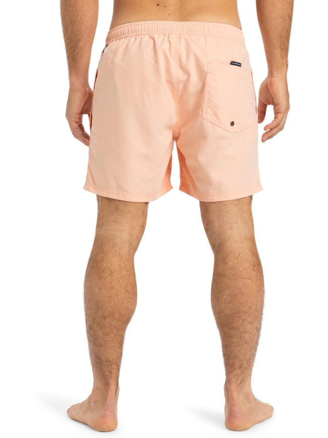Short de bain fineline volley 15 orange homme - Quiksilver