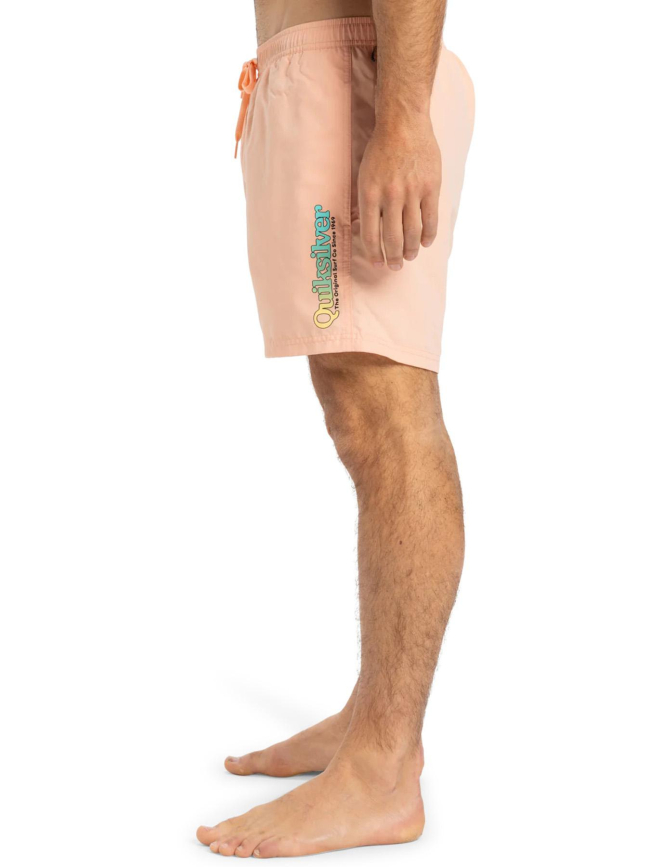 Short de bain fineline volley 15 orange homme - Quiksilver