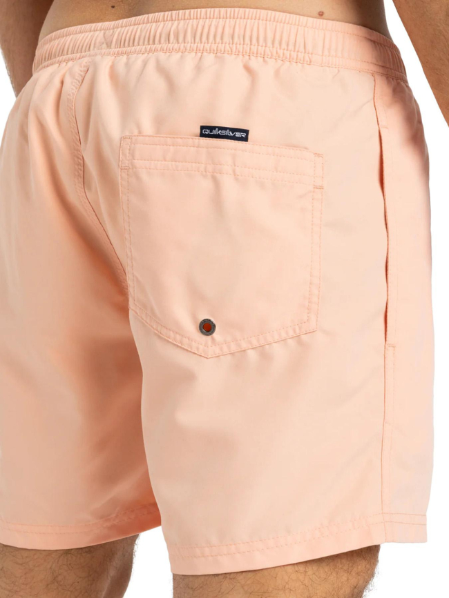 Short de bain fineline volley 15 orange homme - Quiksilver