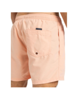 Short de bain fineline volley 15 orange homme - Quiksilver