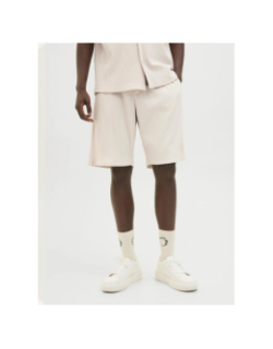 Short jogging karl interlude plissé beige homme - Jack & Jones