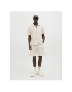 Short jogging karl interlude plissé beige homme - Jack & Jones