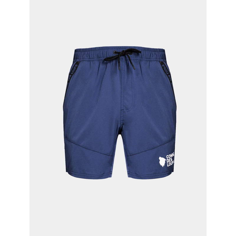 Short de bain uni bleu marine homme - Comme Des Loups