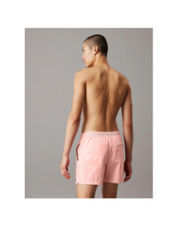 Short de bain medium drawstring orange homme - Calvin Klein