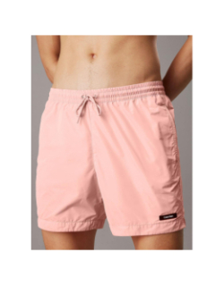 Short de bain medium drawstring orange homme - Calvin Klein