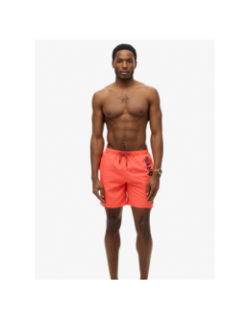 Short de bain sport graphic 17 orange homme - Superdry