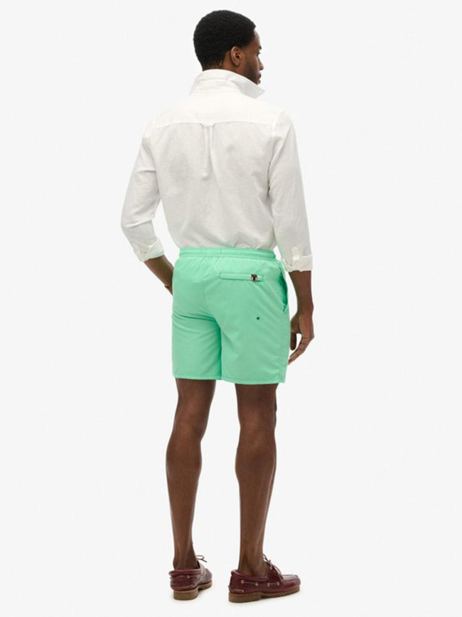 Short de bain graphic 17 vert homme - Superdry