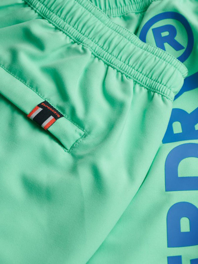 Short de bain graphic 17 vert homme - Superdry
