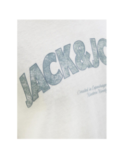 T-shirt almeria bold brand écru blanc homme - Jack & Jones