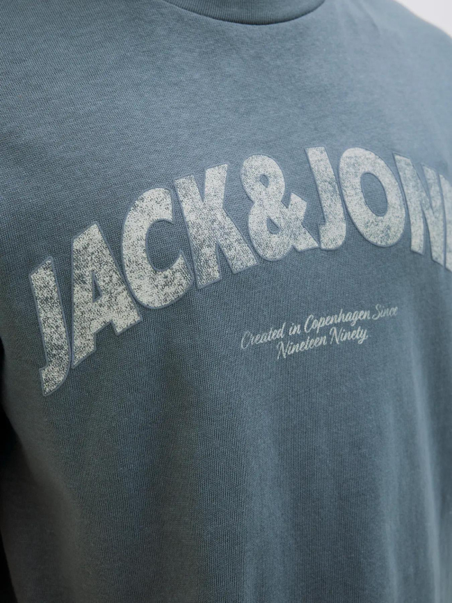 T-shirt almeria bold brand gris homme - Jack & Jones