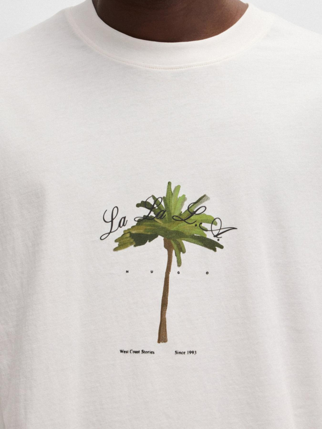 T-shirt duwom blanc homme - Hugo