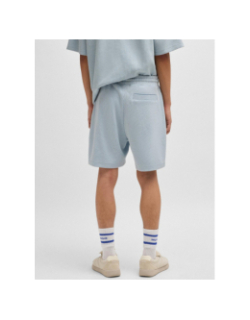 Short jogging côtelé nuwafflo bleu homme - Hugo