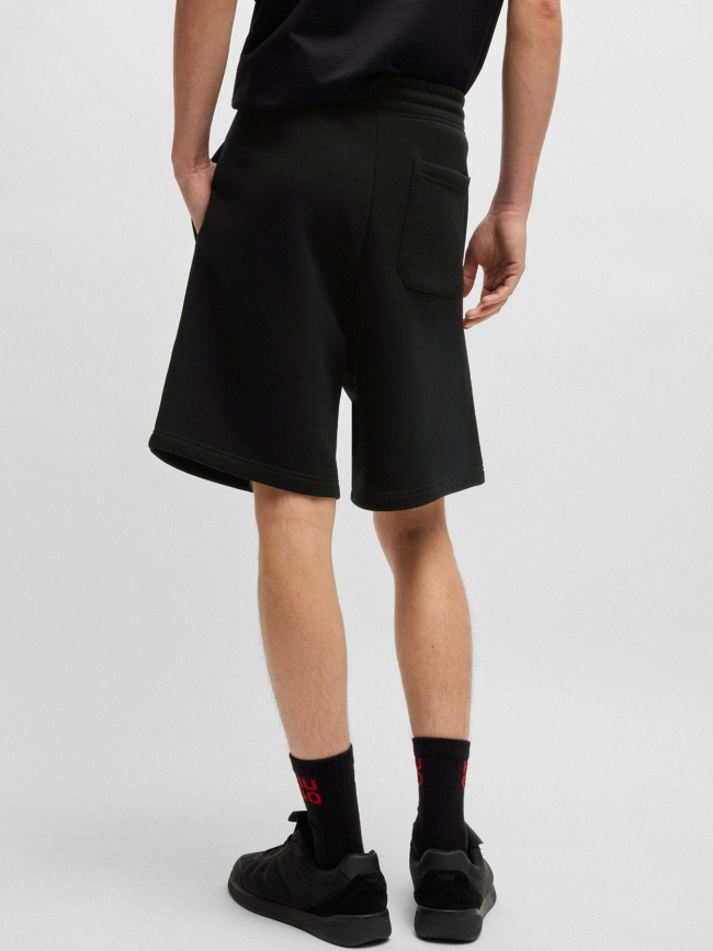 Short jogging en molleton nomario noir homme - Hugo